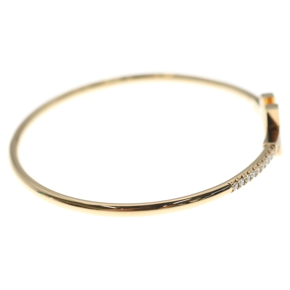 TIFFANY & Co.(ティファニー) Tワイヤー ダイヤモンド ピンクゴールド 750PG ブレスレット バングル ジュエリー レディース