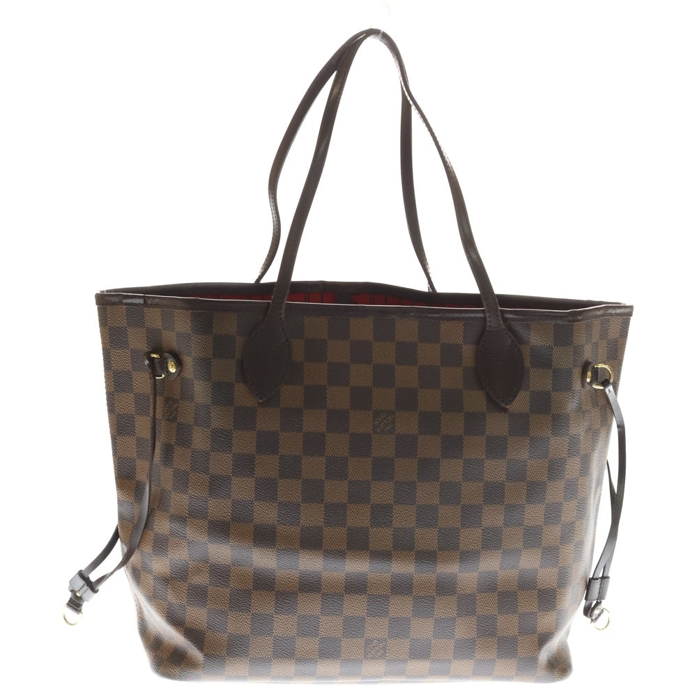LOUIS VUITTON(ルイヴィトン) ダミエ ネヴァーフルMM トートバッグ ハンドバッグ ブラウン レザー×PVC N51105 ゴールド金具 レディース