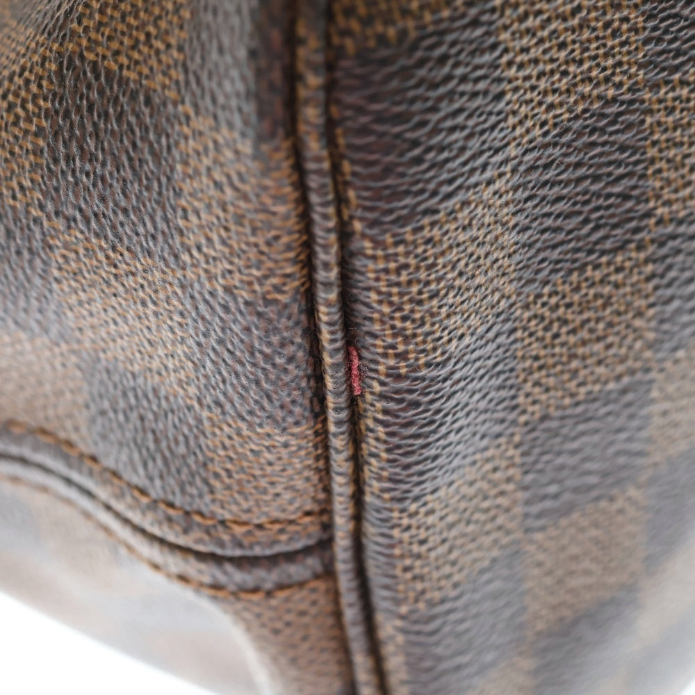 LOUIS VUITTON(ルイヴィトン) ダミエ ネヴァーフルMM トートバッグ ハンドバッグ ブラウン レザー×PVC N51105 ゴールド金具 レディース