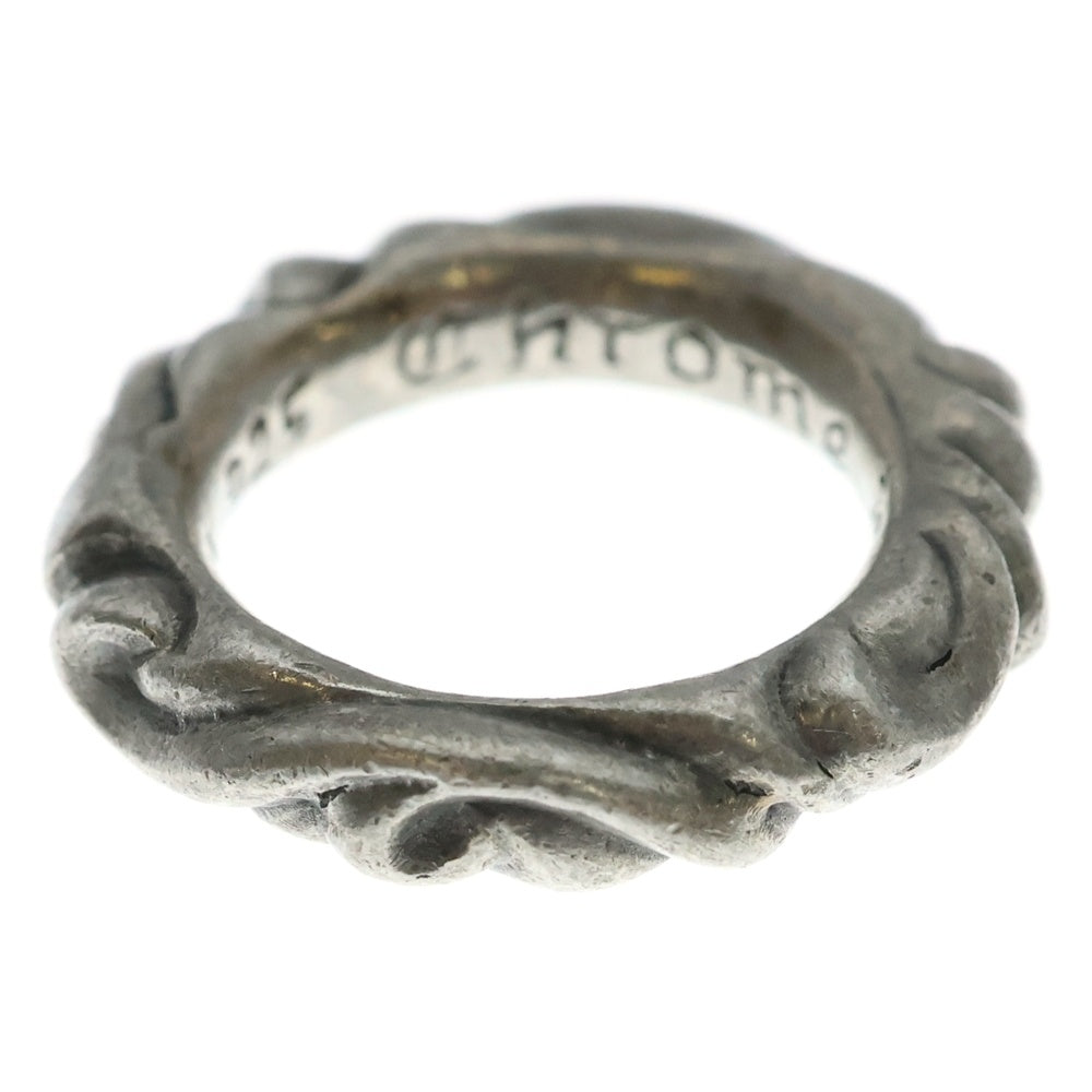 CHROME HEARTS(クロムハーツ) SCRL BAND スクロールバンド リング シルバー BCA351