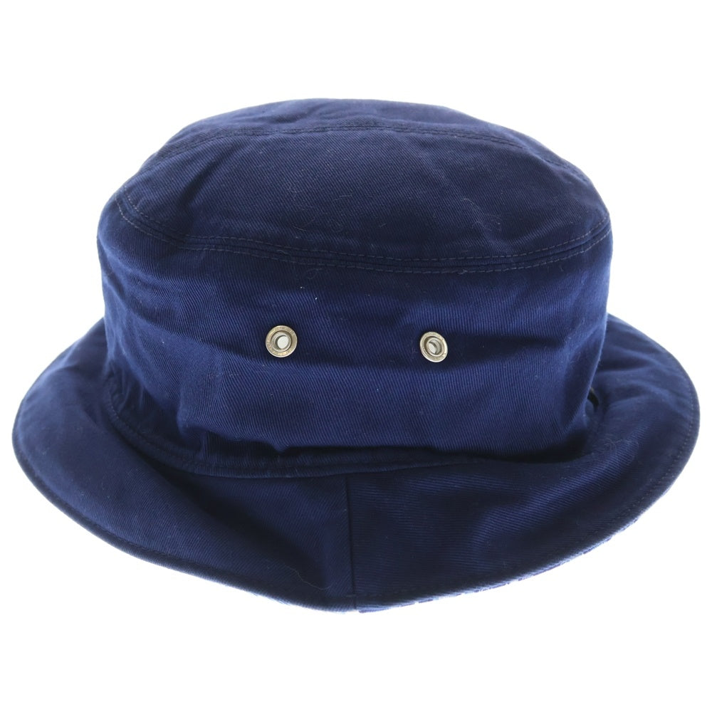 LOUIS VUITTON(ルイヴィトン) ボネ モノグラム ペイズリー柄 ロゴ刺繍 リバーシブル バケットハット ネイビー/ブルー MP3345