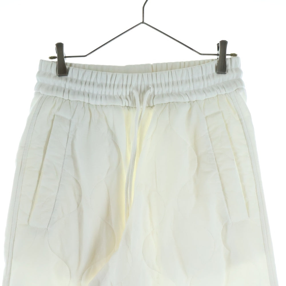 DRIES VAN NOTEN(ドリスヴァンノッテン) キルティング コットンナイロン 中綿 トラック ジョガーパンツ ホワイト 41-231-07-021217