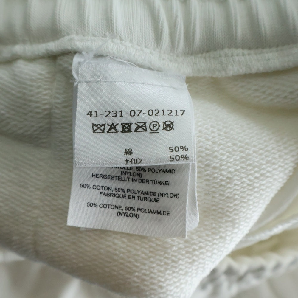 DRIES VAN NOTEN(ドリスヴァンノッテン) キルティング コットンナイロン 中綿 トラック ジョガーパンツ ホワイト 41-231-07-021217