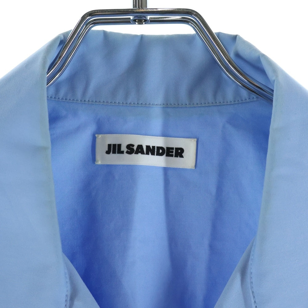 JIL SANDER(ジルサンダー) オープンカラー 半袖シャツ ライトブルー