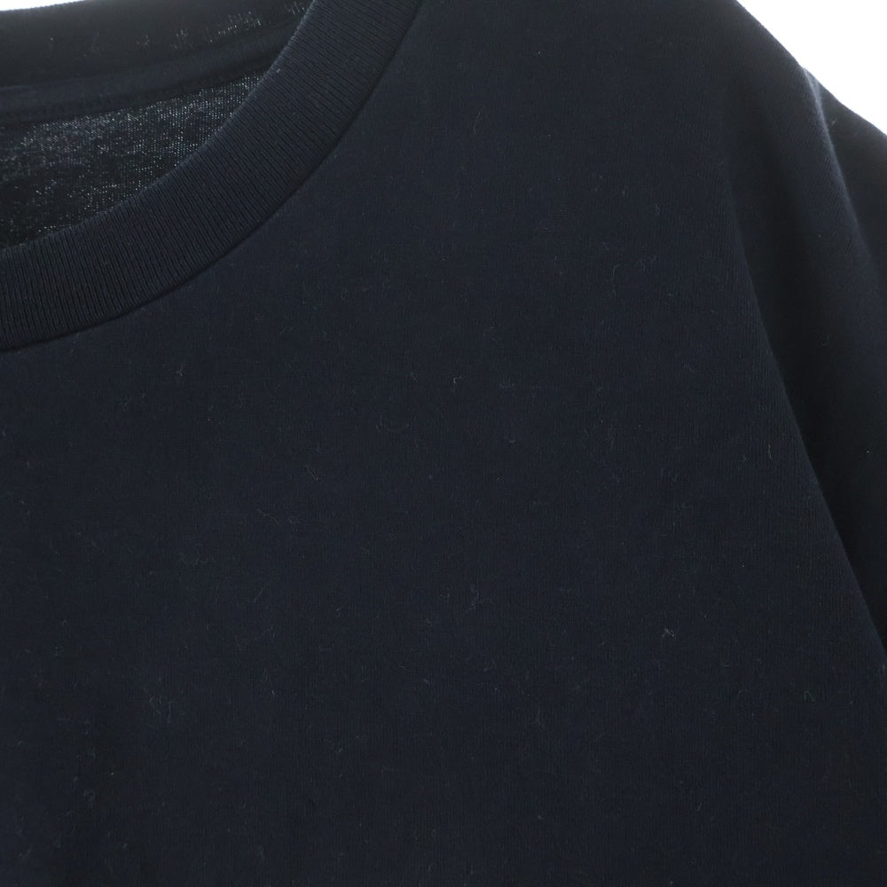 CELINE(セリーヌ) ロゴプリント クルーネック 半袖Tシャツ カットソー ブラック