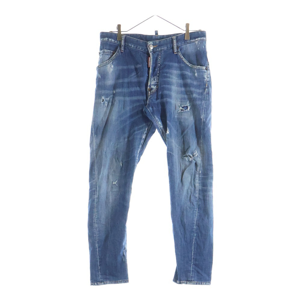 DSQUARED2(ディースクエアード) ダメージ加工 デニムパンツ ジーンズ インディゴ