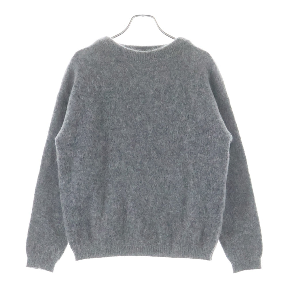 Acne Studios(アクネ ストゥディオズ) モヘア混 クルーネック プルオーバー 長袖ニット セーター グレー レディース