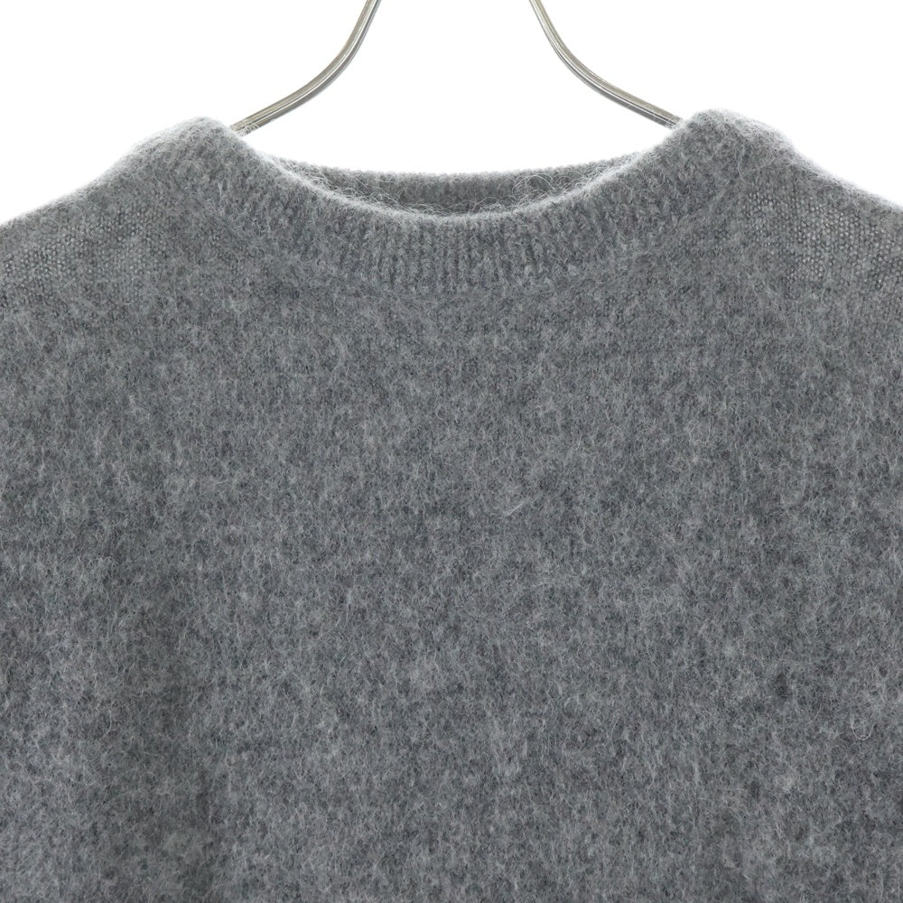 Acne Studios(アクネ ストゥディオズ) モヘア混 クルーネック プルオーバー 長袖ニット セーター グレー レディース