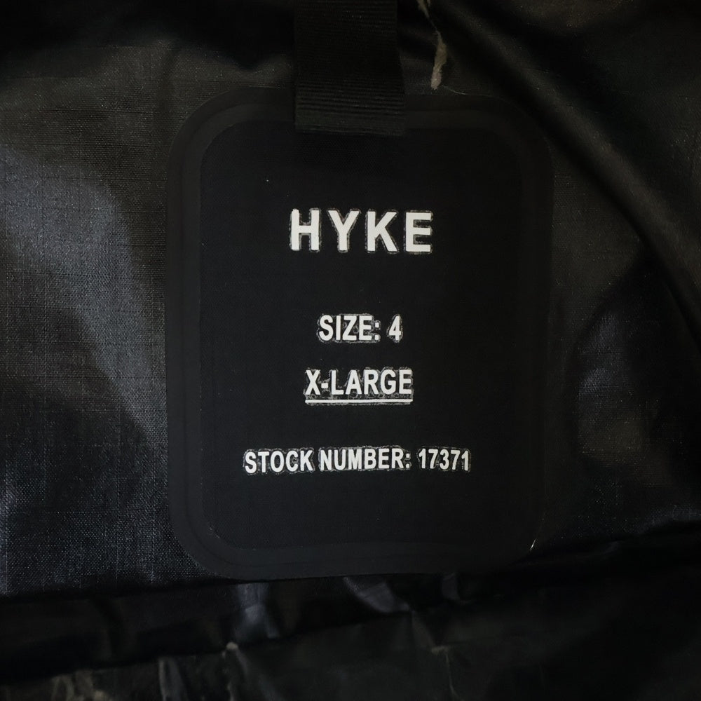 HYKE(ハイク) ナイロン アノラック ジャケット ブラック レディース