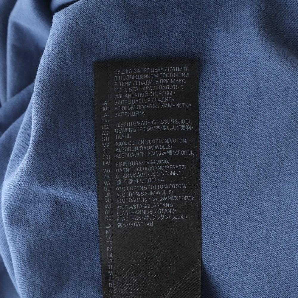 BALENCIAGA(バレンシアガ) 24SS Paris Moon Oversized TeeVintage ヴィンテージ 加工 ロゴ オーバーサイズ パリ 半袖Tシャツ ブルー 739028