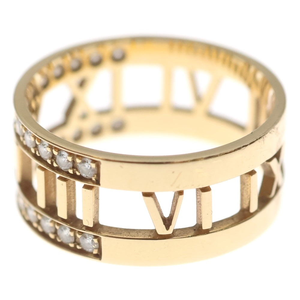 TIFFANY & Co.(ティファニー) アトラス ハーフ ダイヤリング 指輪 ピンクゴールド Au750PG