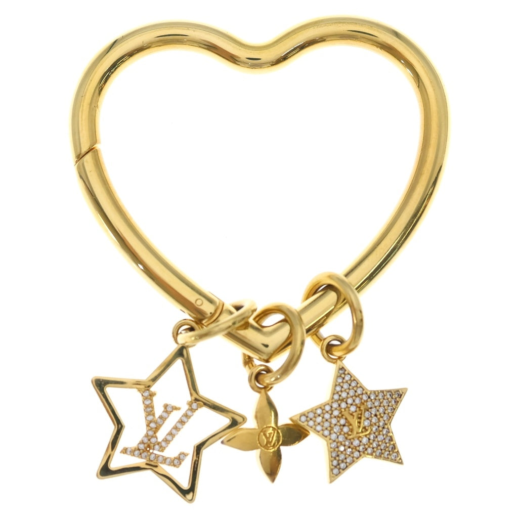 LOUIS VUITTON(ルイヴィトン) コンステレーションハート バッグチャーム ゴールド ラインストーン キーホルダー M01358 レディース