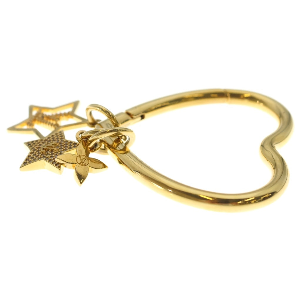 LOUIS VUITTON(ルイヴィトン) コンステレーションハート バッグチャーム ゴールド ラインストーン キーホルダー M01358 レディース