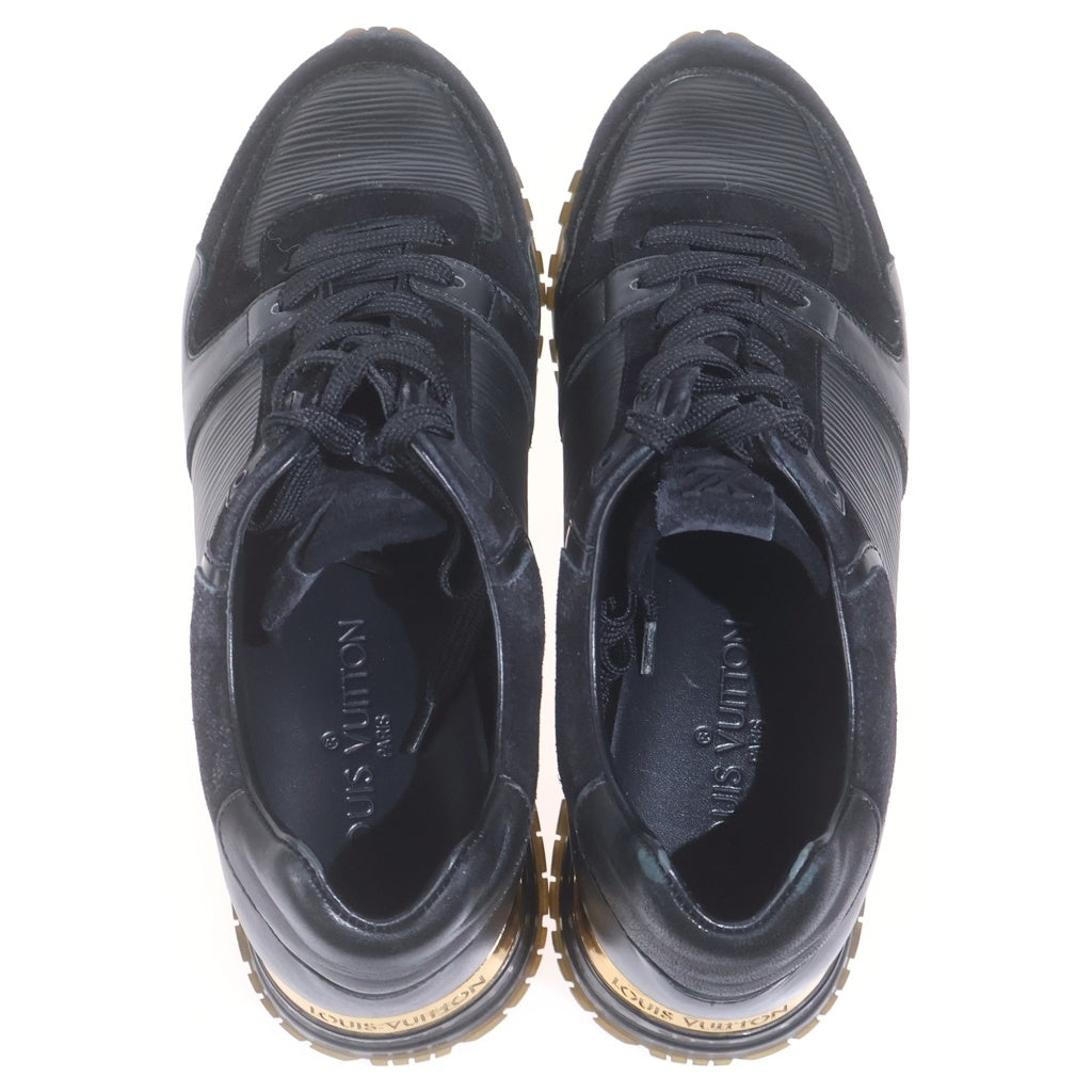 LOUIS VUITTON(ルイヴィトン) ダミエ レザー レースアップ ローカットシューズ スニーカー ブラック レディース GO0135