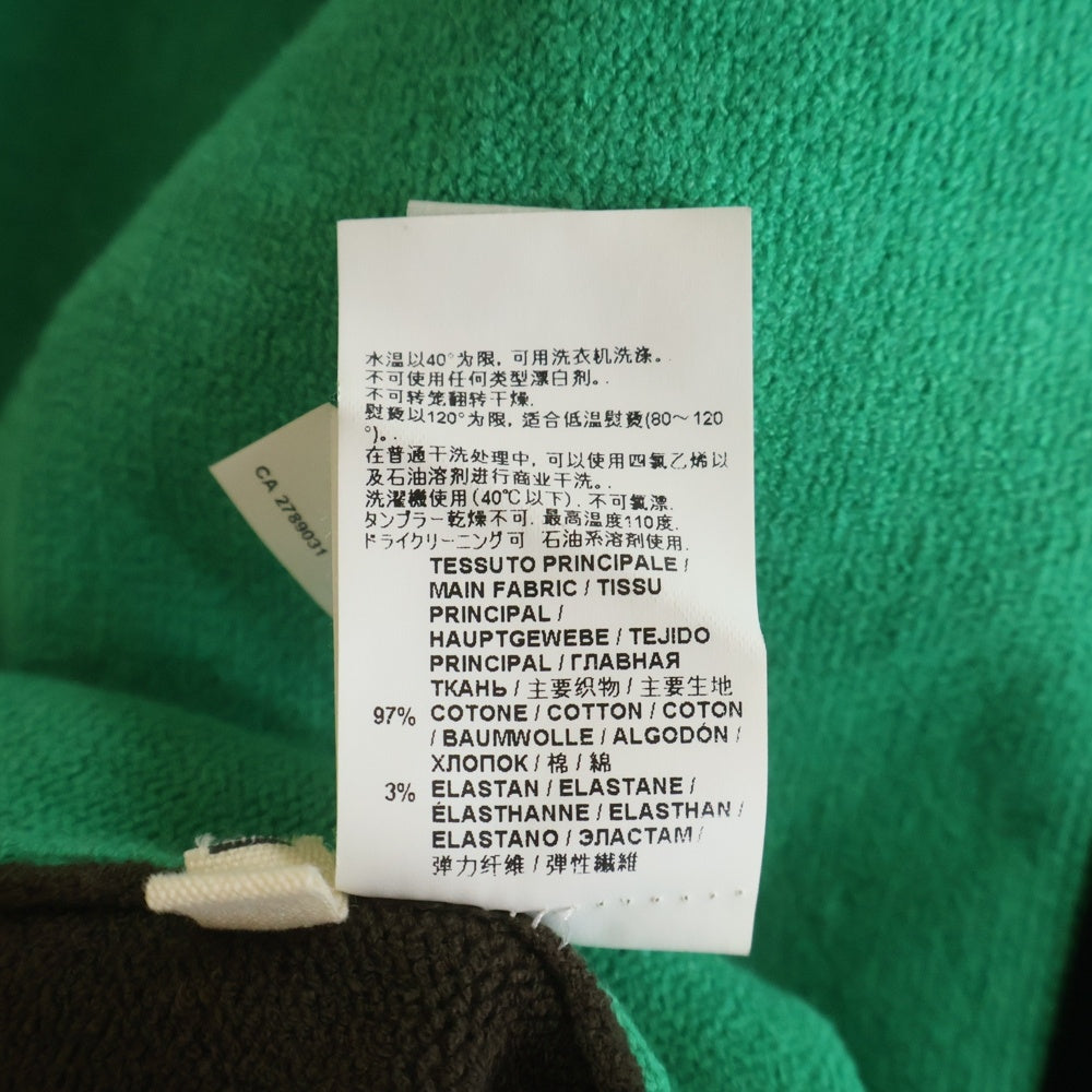 MARNI(マルニ) 12AW バイカラー コットンニット 長袖 カーディガン グリーン CDMDL02Q04FC902