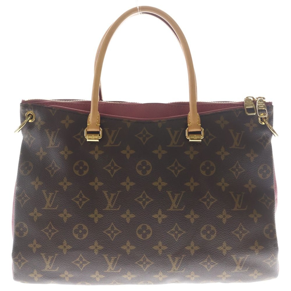 LOUIS VUITTON(ルイヴィトン) パラス モノグラム PVC レザー 2WAY ハンド ショルダーバッグ ブラウン/ピンク M40906 レディース