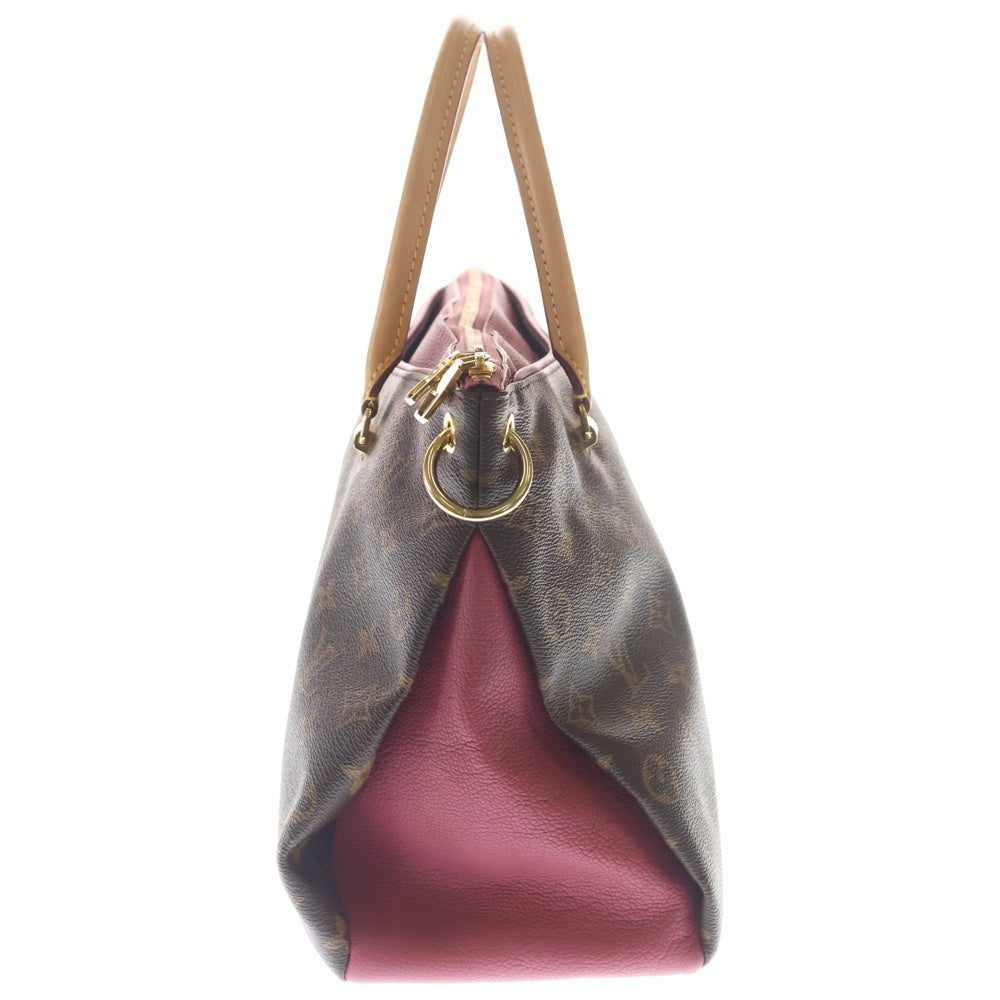 LOUIS VUITTON(ルイヴィトン) パラス モノグラム PVC レザー 2WAY ハンド ショルダーバッグ ブラウン/ピンク M40906 レディース