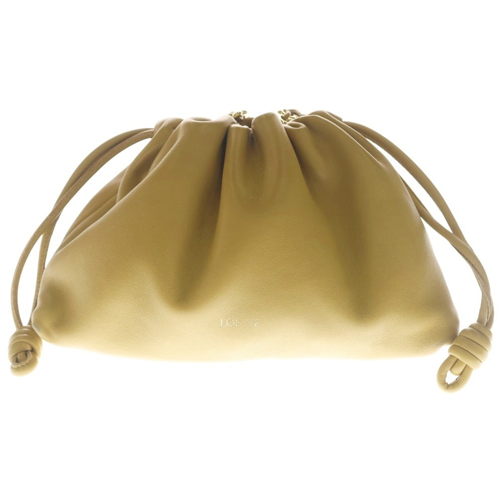 LOEWE(ロエベ) フラメンコバース レザー ハンドバッグ イエロー レディース