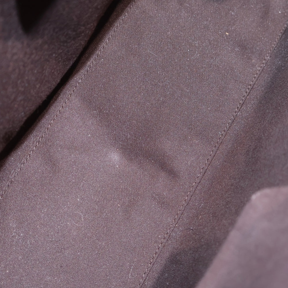 GUCCI(グッチ) GGキャンバス ハンドバッグ トートバッグ ブラウン×ベージュ レザー×キャンバス 120897 ゴールド金具 レディース