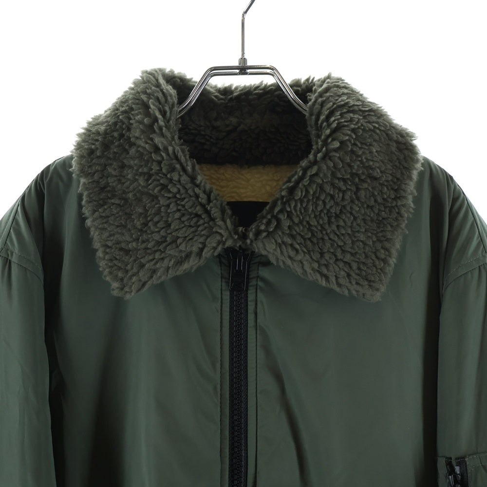 COACH(コーチ) シェルパ ジップアップ フライト ボンバージャケット MA-1 ブルゾン カーキ CW687