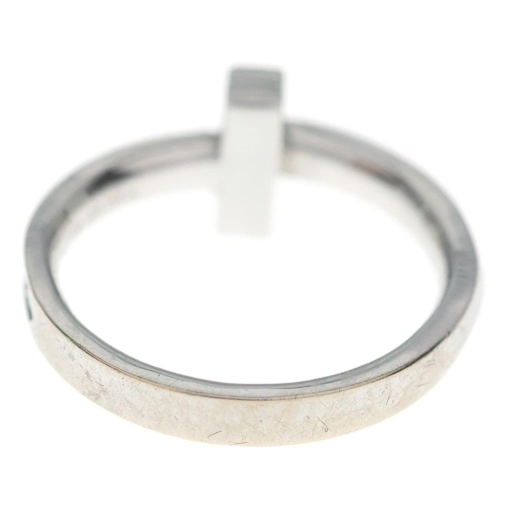 TIFFANY & Co.(ティファニー) Tワンナロー ダイヤリング Au750 K18 WG ホワイトゴールド 0.08ct 指輪