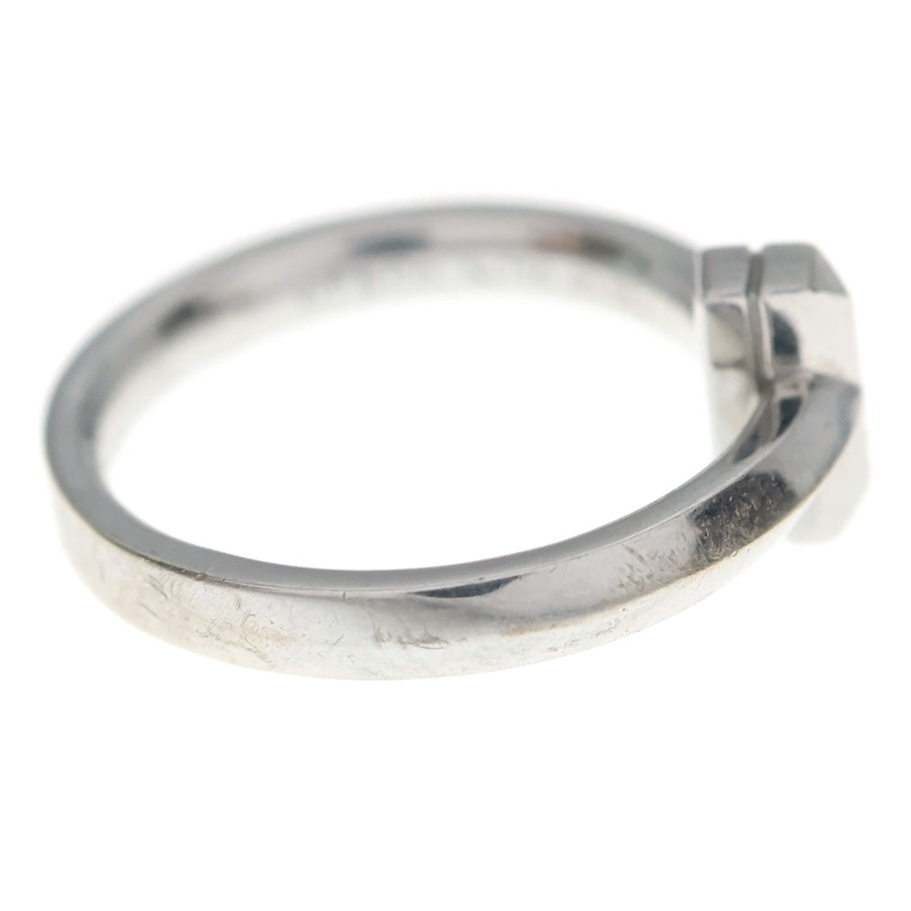 TIFFANY & Co.(ティファニー) Tワンナロー ダイヤリング Au750 K18 WG ホワイトゴールド 0.08ct 指輪