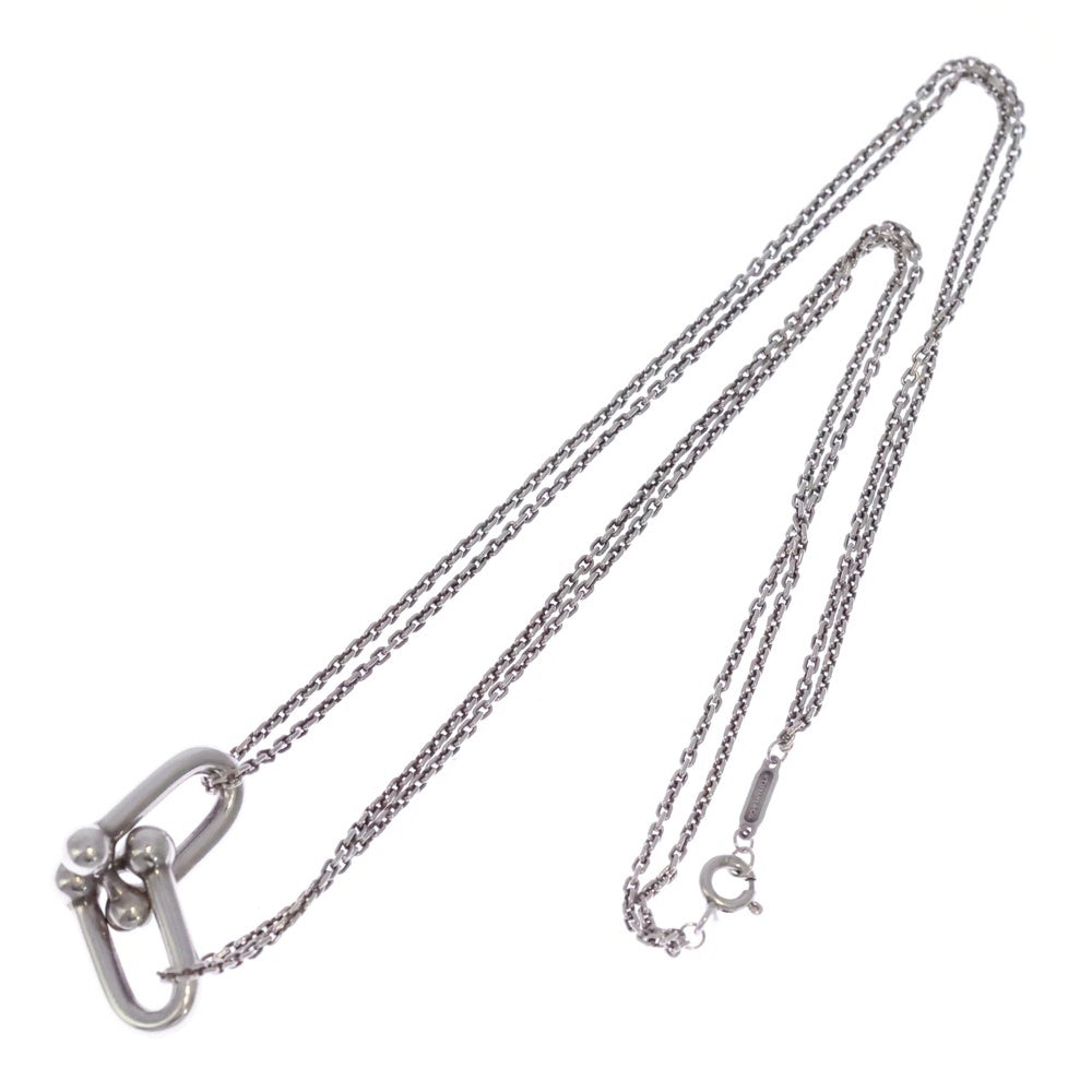 TIFFANY & Co.(ティファニー) ラージ ダブルリンク ネックレス ペンダント チェーン シルバー 925 12.1g レディース
