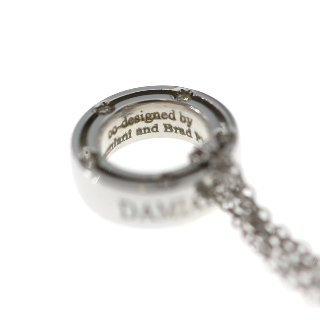 DAMIANI(ダミアーニ) ダミアーニ Dサイド ネックレス ペンダント ホワイトゴールド チェーン