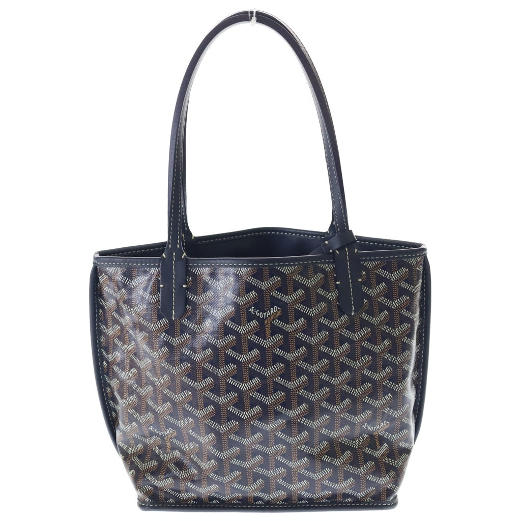GOYARD(ゴヤール) アンジュミニポーチミニバッグ ハンドバッグ ネイビー PVC レディース