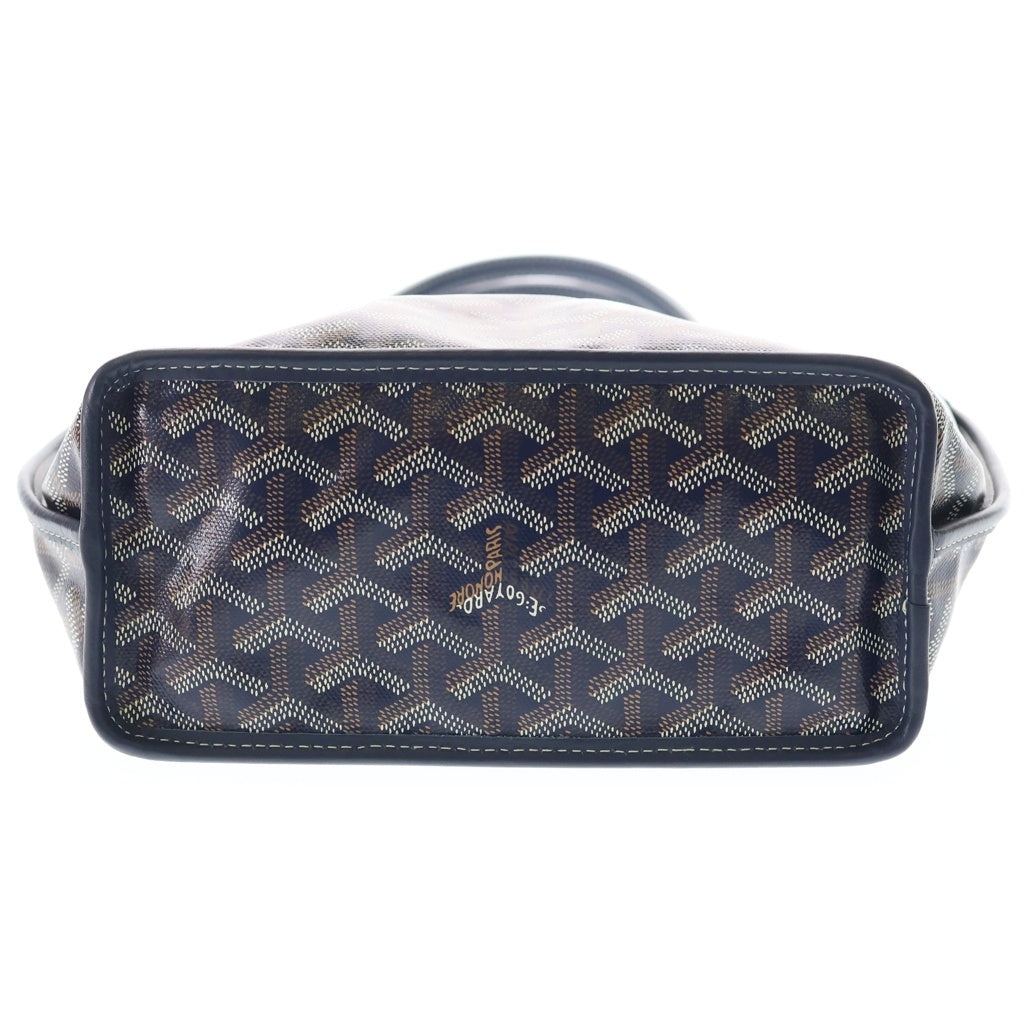 GOYARD(ゴヤール) アンジュミニポーチミニバッグ ハンドバッグ ネイビー PVC レディース