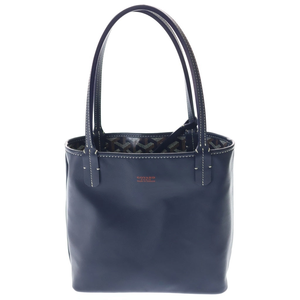 GOYARD(ゴヤール) アンジュミニポーチミニバッグ ハンドバッグ ネイビー PVC レディース
