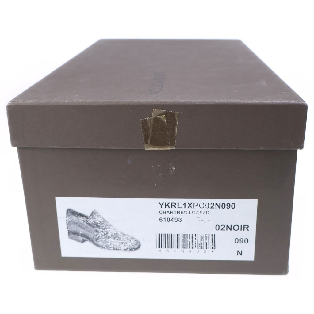 LOUIS VUITTON(ルイヴィトン) モンクストラップ レザー ローファー ブラック #9