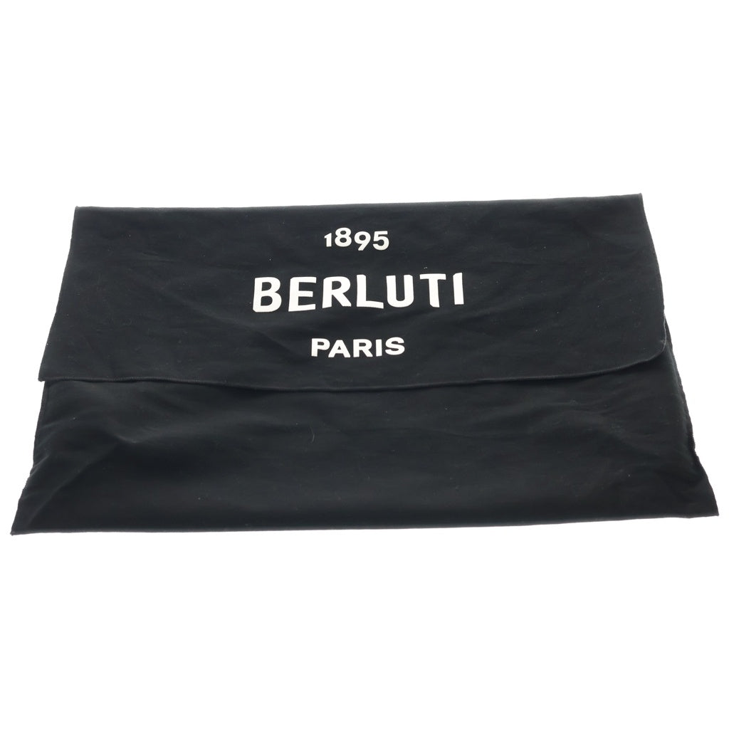 Berluti(ベルルッティ) トゥジュール トートバッグ ハンドバッグ ターコイズブルー レザー シルバー金具 レディース