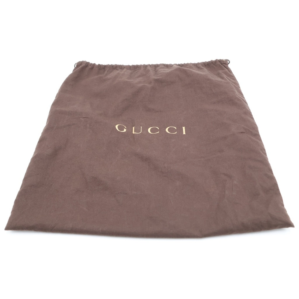 GUCCI(グッチ) バンブー レザー スモール バックパック ブラック タッセル カーフスキン リュックサック デイパック フリンジ ブラック レザー 387149 シルバー金具 レディース
