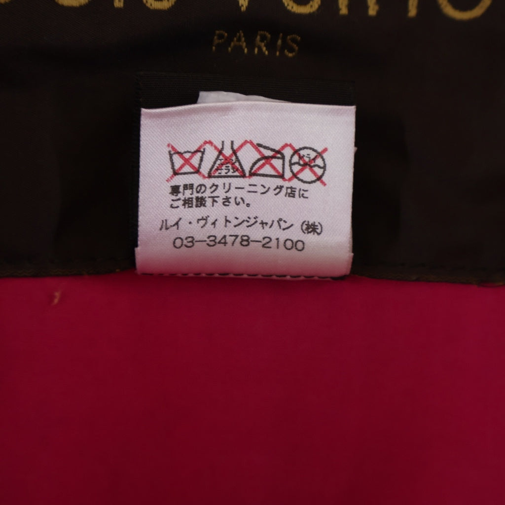LOUIS VUITTON(ルイヴィトン) モノグラム マッキントッシュ ジップアップ トレンチコート ピンク レディース