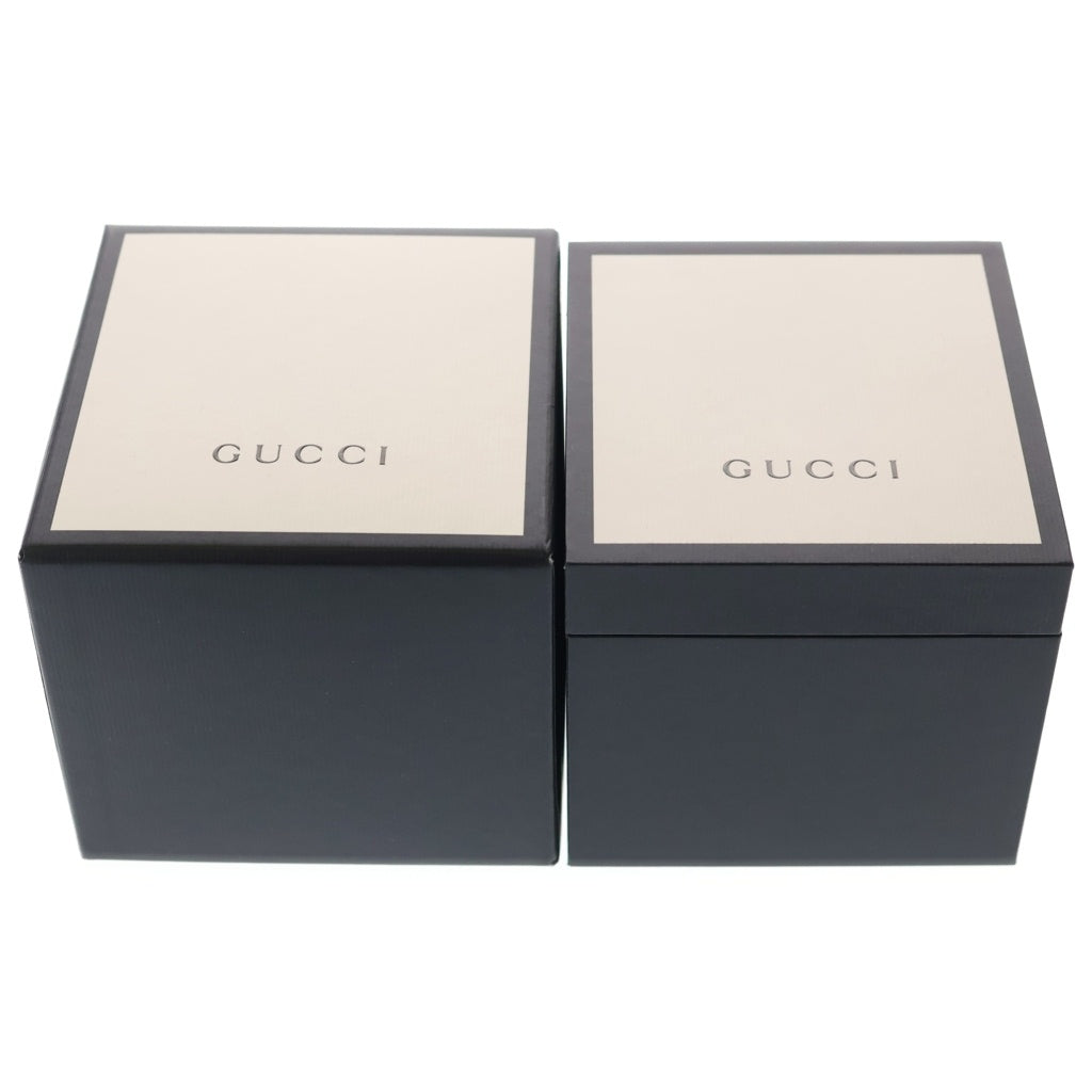 GUCCI(グッチ) Gタイムレス フローラル ロゴ レザーベルト クォーツウォッチ 腕時計 アイボリー/ゴールド YA1264084 レディース