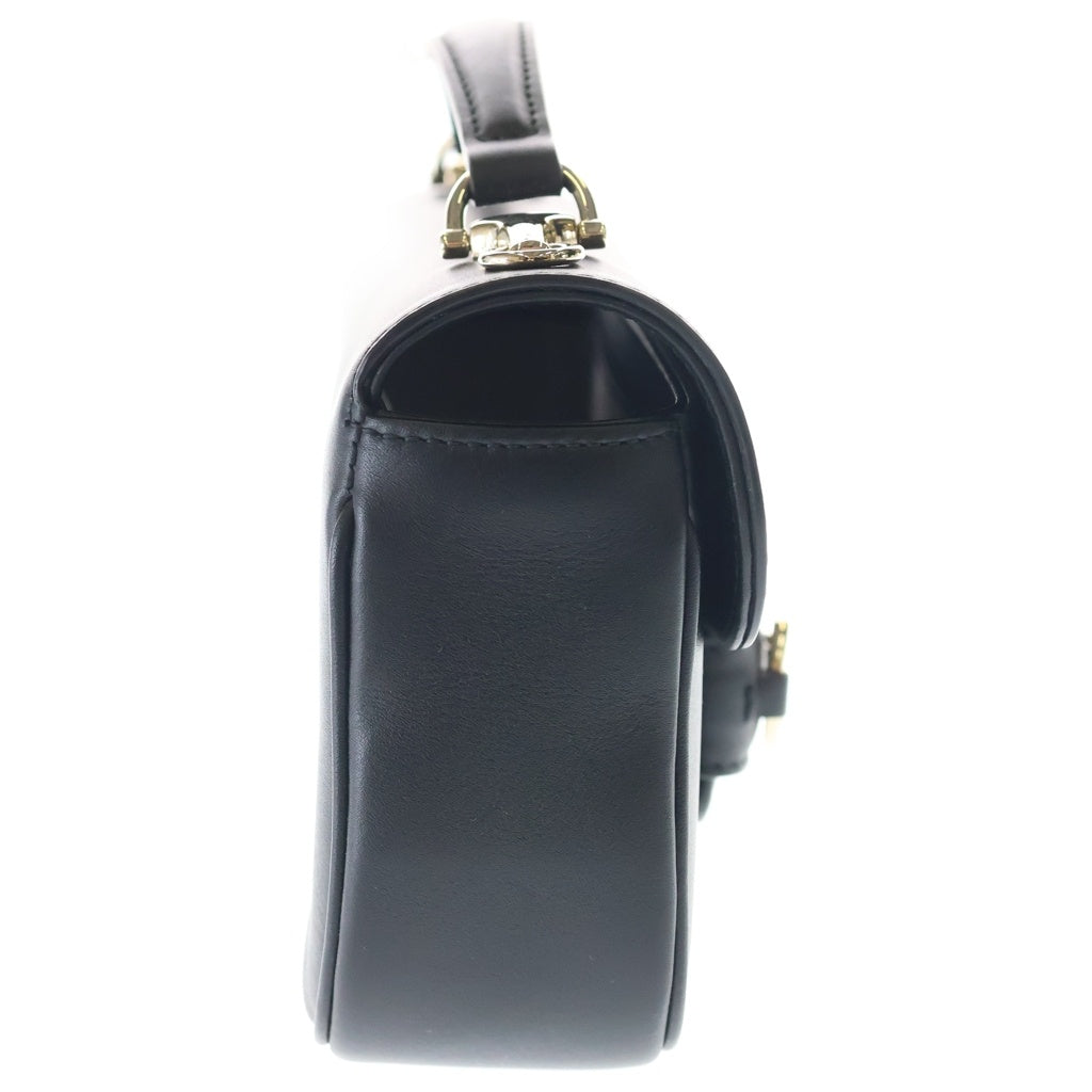 GUCCI(グッチ) グッチ ホースビット 1955 ショルダーバッグ ハンドバッグ ブラック レザー 815206 ゴールド金具 レディース