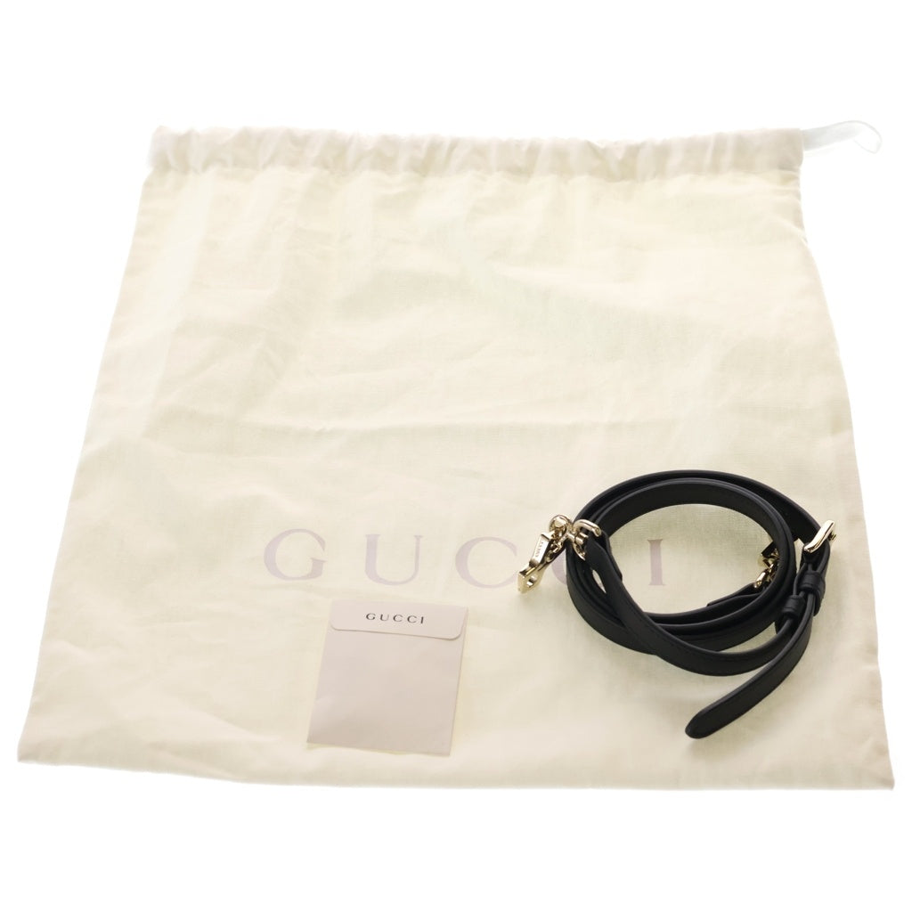 GUCCI(グッチ) グッチ ホースビット 1955 ショルダーバッグ ハンドバッグ ブラック レザー 815206 ゴールド金具 レディース