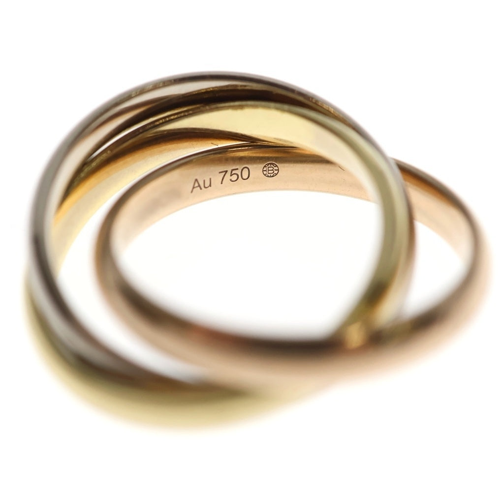 Cartier(カルティエ) トリニティ 750 YG PG WG スリーカラー リング