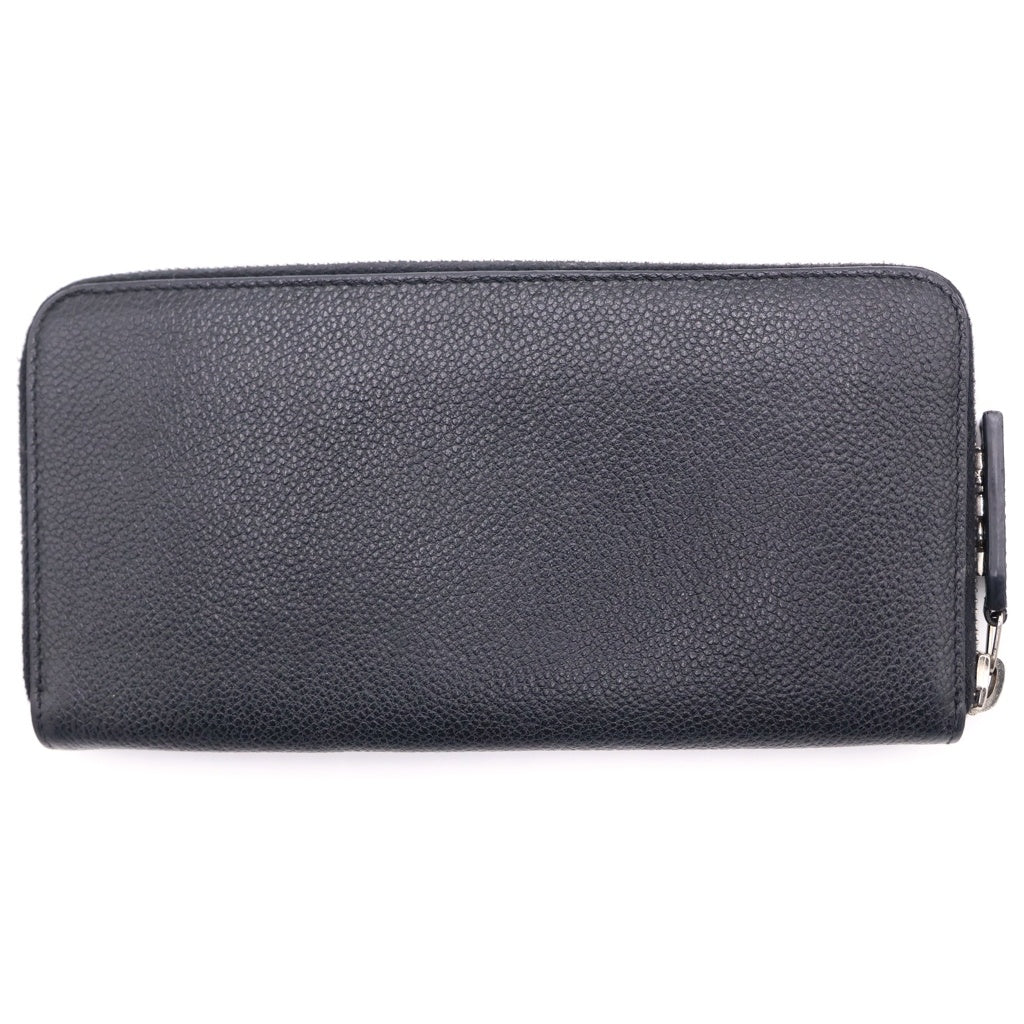 SAINT LAURENT PARIS(サンローランパリ) ラウンドファスナー長財布 ブラック レザー 414680