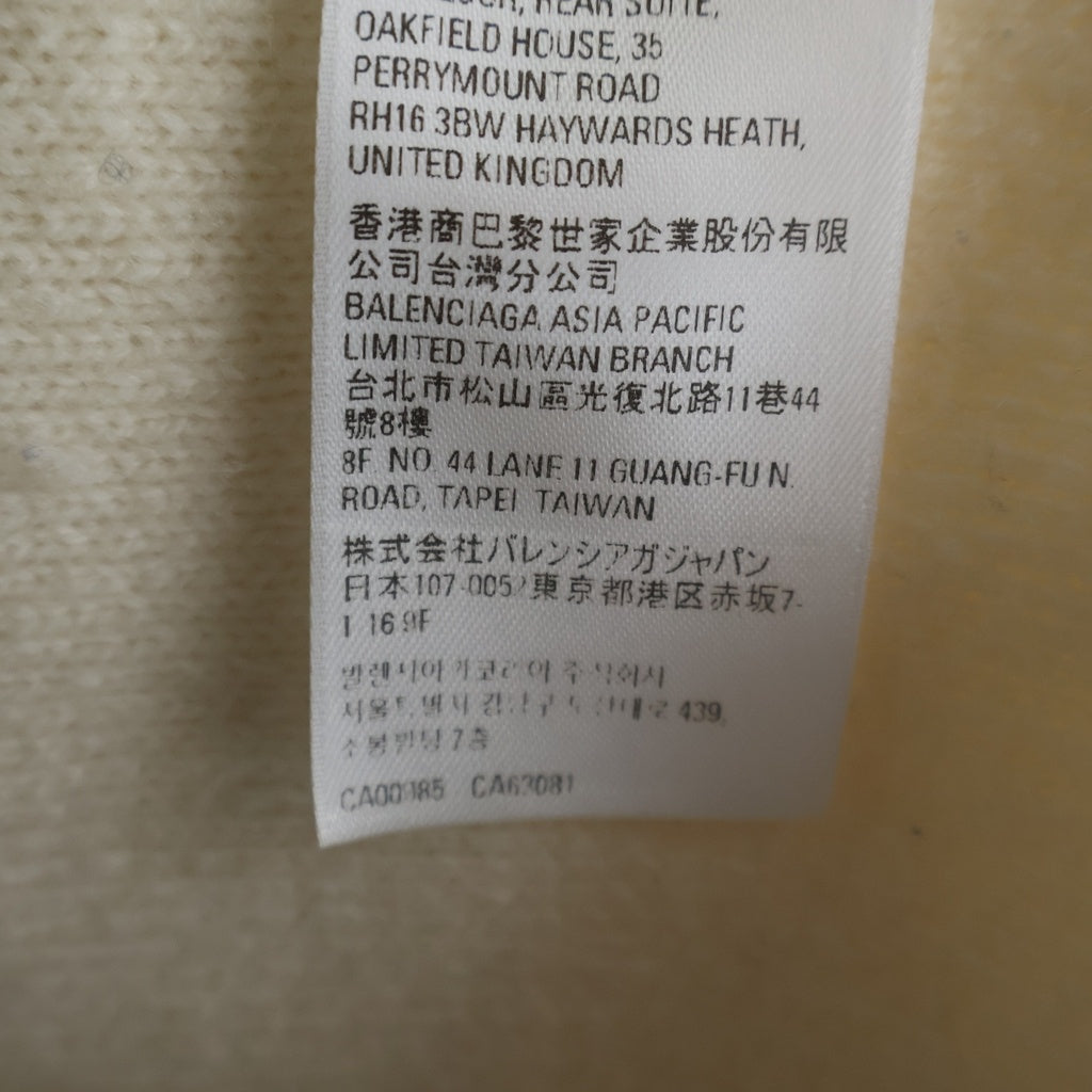 BALENCIAGA(バレンシアガ) ニット ホワイト ウール M 764454
