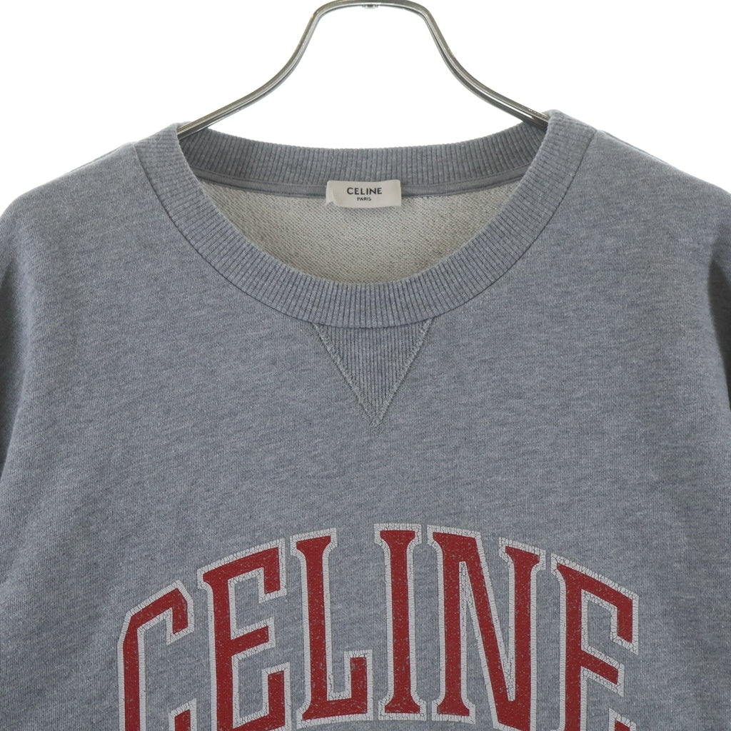 CELINE(セリーヌ) フロントロゴ スウェット グレー L
