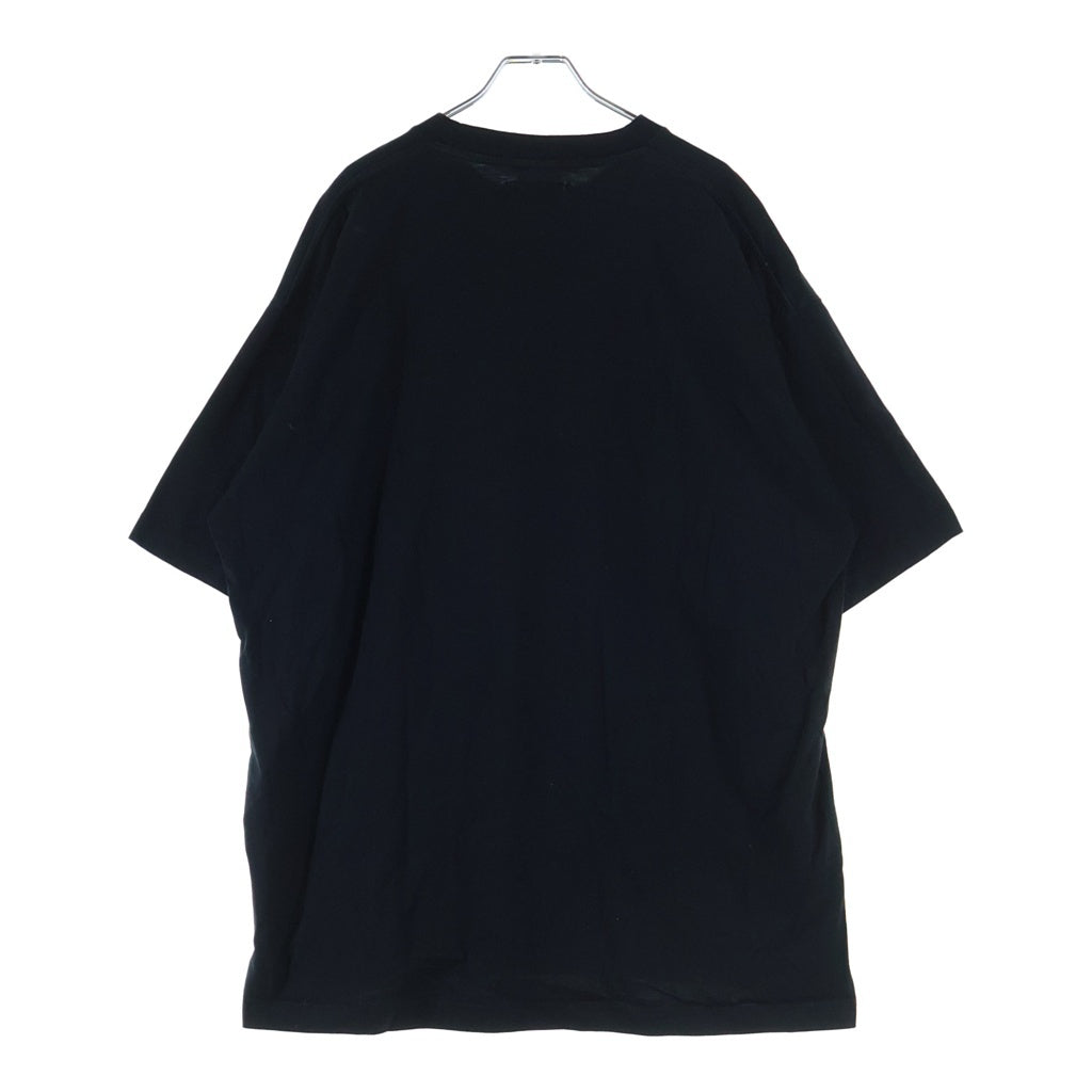 VETEMENTS(ヴェトモン) 21AW ワイルドユニコーン ジュラシックプリント ロゴ刺繍 半袖Tシャツ カットソー ブラック UA52TR320B