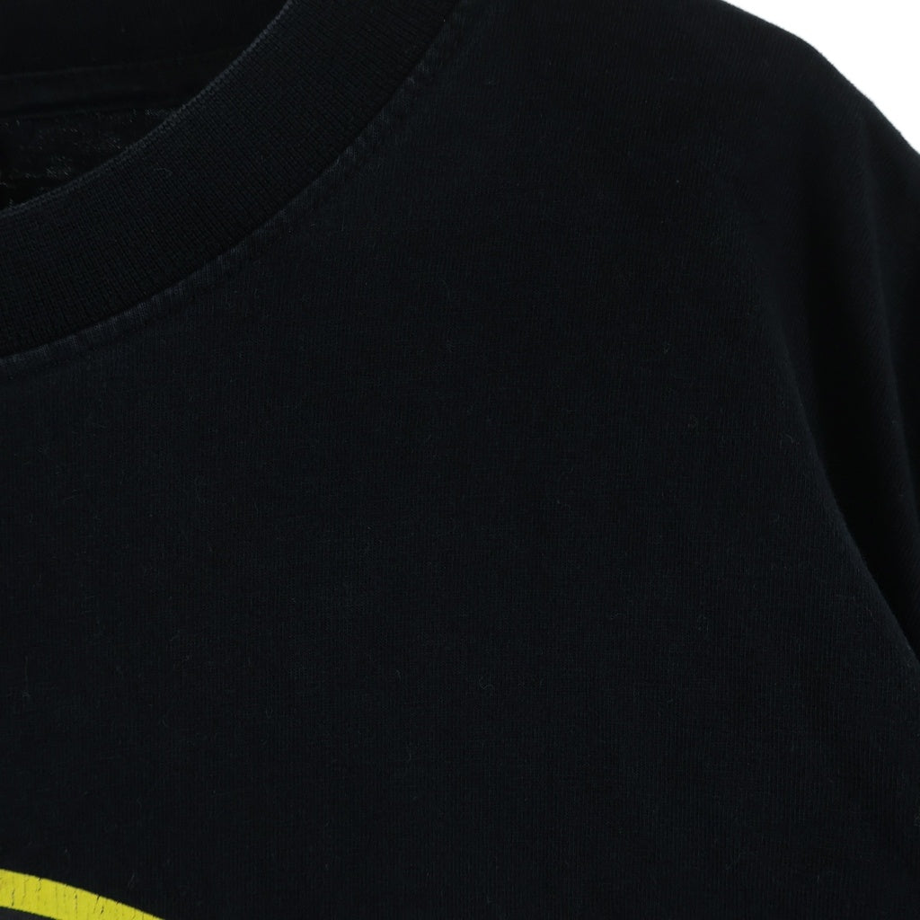 VETEMENTS(ヴェトモン) 21AW ワイルドユニコーン ジュラシックプリント ロゴ刺繍 半袖Tシャツ カットソー ブラック UA52TR320B