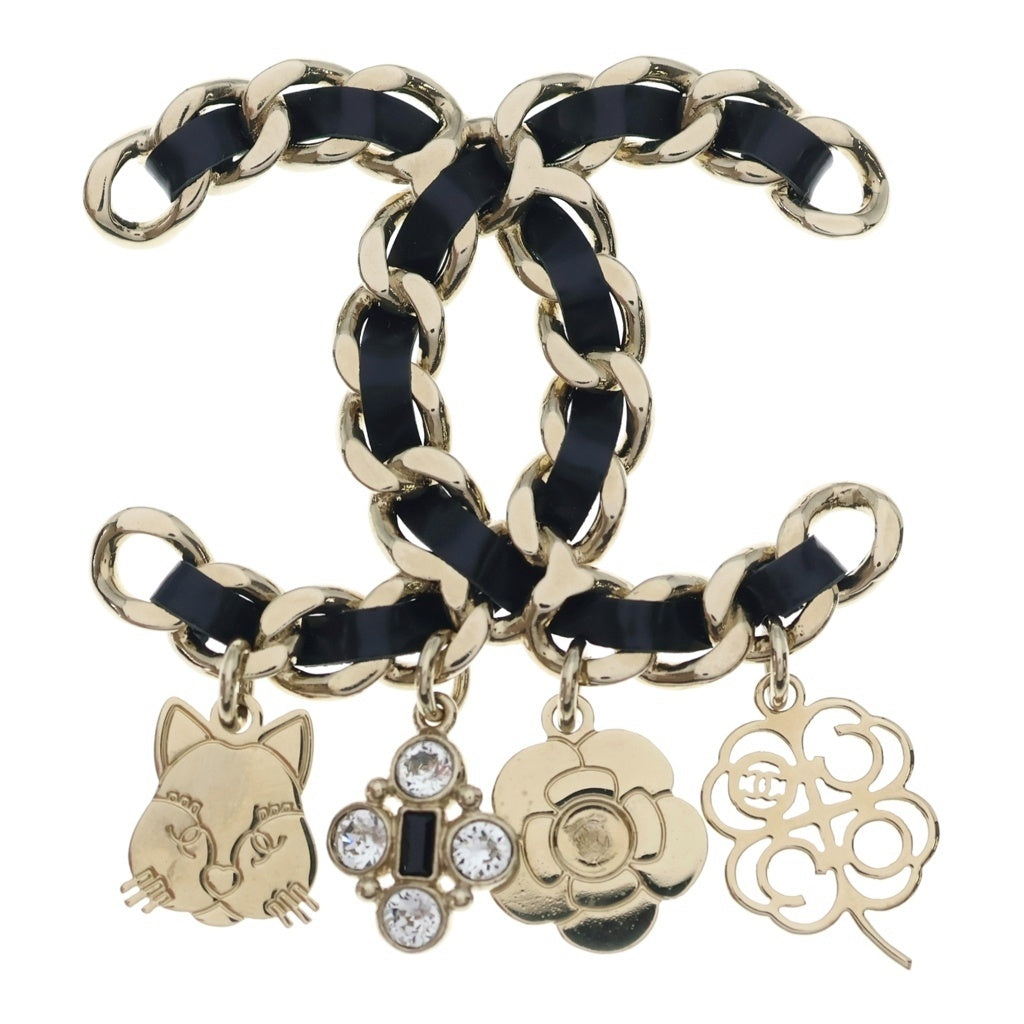 CHANEL(シャネル) ココマーク チャーム アイコン ブローチ ピンバッジ ゴールド B18/V レディース