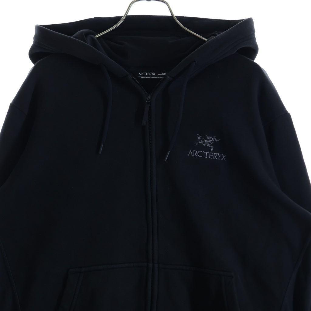 ARC'TERYX(アークテリクス) ロゴジップパーカー フーディー ブラック #L