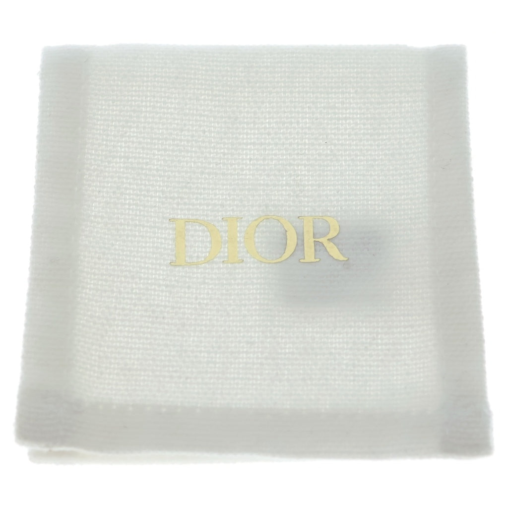 Christian Dior(クリスチャンディオール) CDロゴ ラインストーン スタッドピアス ゴールド レディース
