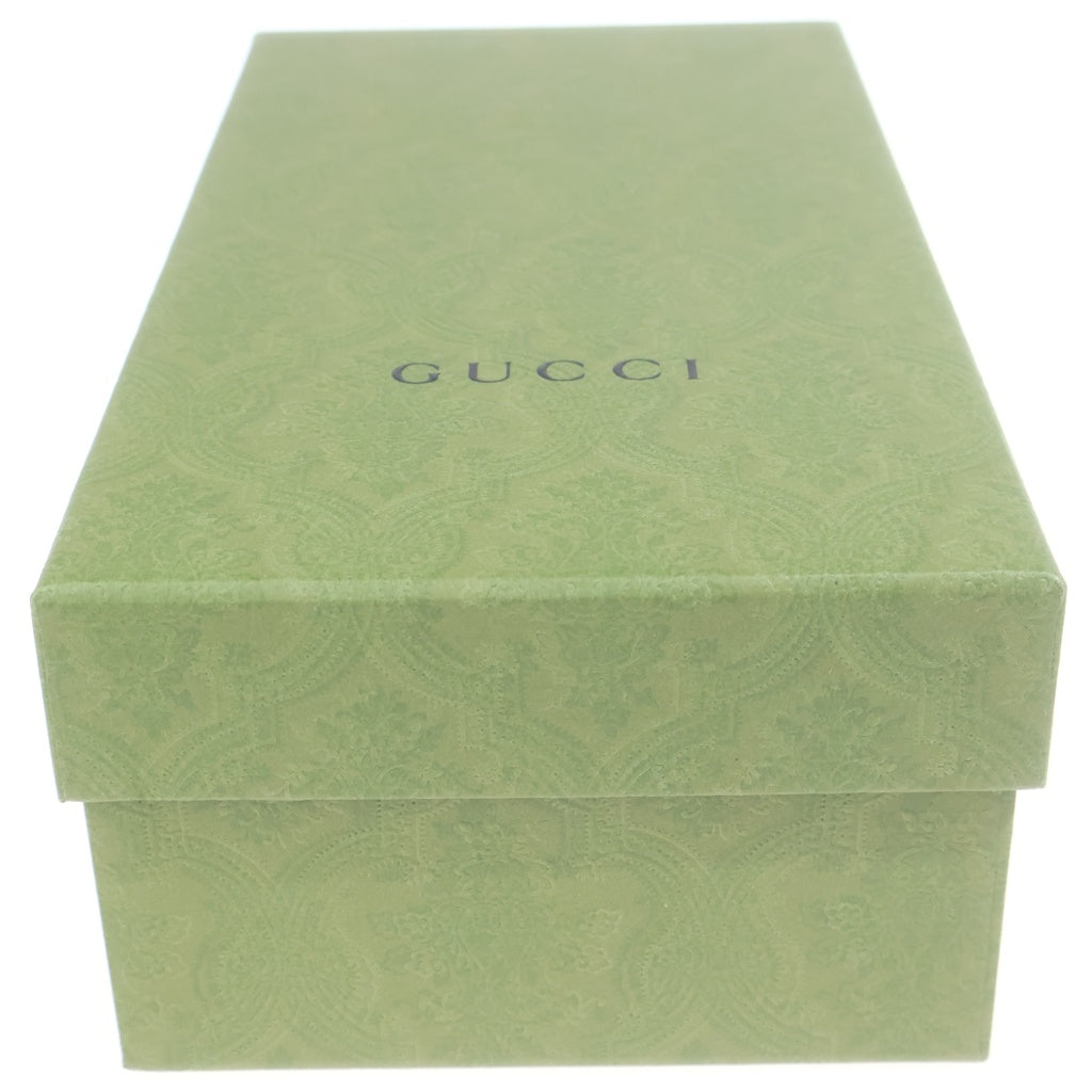 GUCCI(グッチ) GG 90mm ビジュートリム ピンヒール メッシュサンダル ミュール クリスタル ブラック#37 レディース