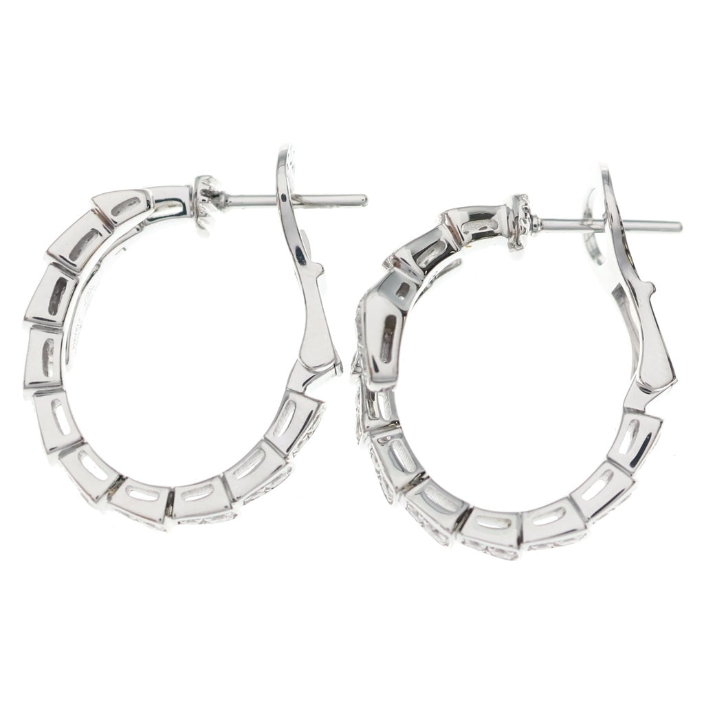 BVLGARI(ブルガリ) セルペンティ ヴァイパー ダイヤ ピアス ホワイトゴールド Au750WG 8.4g レディース