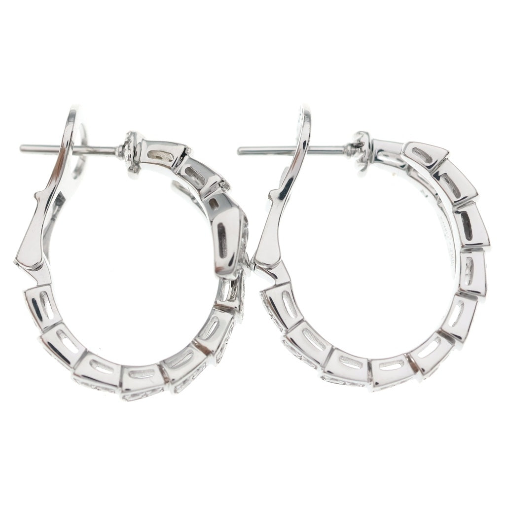 BVLGARI(ブルガリ) セルペンティ ヴァイパー ダイヤ ピアス ホワイトゴールド Au750WG 8.4g レディース